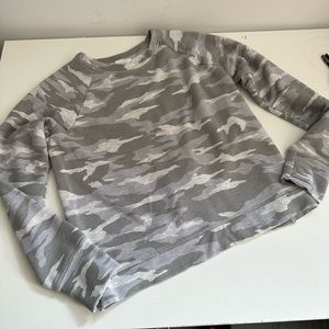 Athleta Girl camo sweatshirt